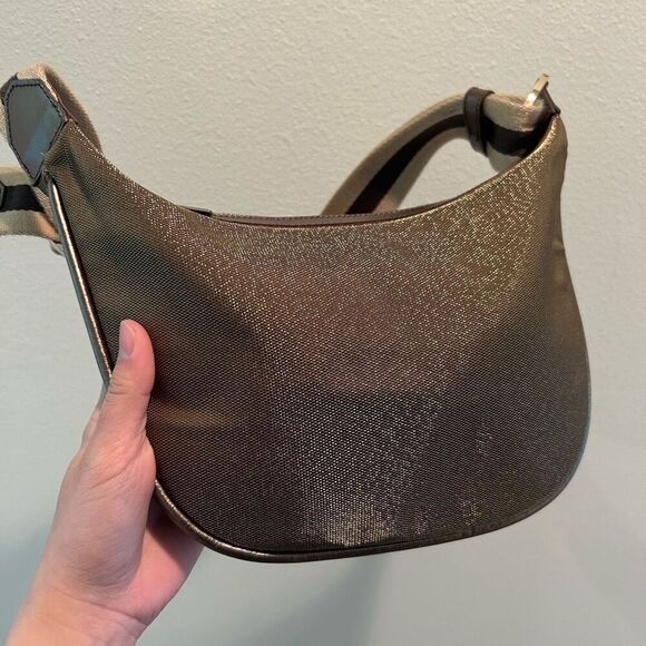 GUCCI Sherry Line Shoulder Bag Canvas Bronze Beige Brown - Picture 14 of 16